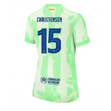 Barcelona Andreas Christensen #15 Tredjedrakt Kvinner 2024-25 Kortermet